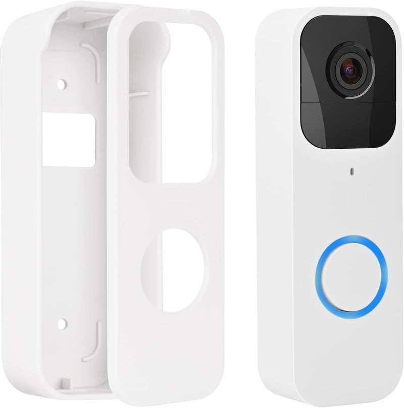 ALERTCAM Adhesive Door Mount Compatible with Blink Video Doorbell (2021-1st Gen), No-Drill Mounting Bracket, Not for Blink Video Doorbell (2025-2nd Gen), Accessories for Your Security System - White - Image 1